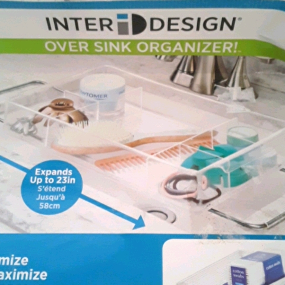 Acrylic Over Sink Organizer